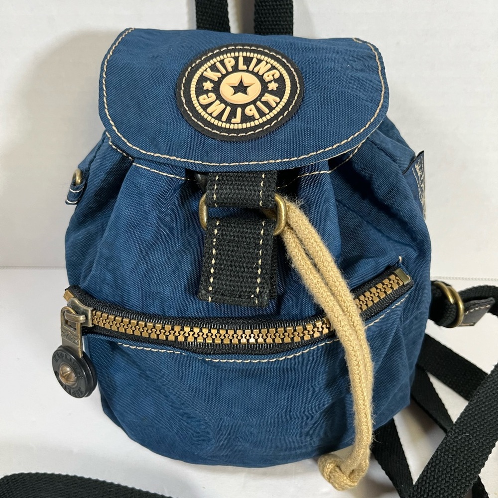 Kipling 90’s Retro Navy Blue Mini Backpack Kipling Bag